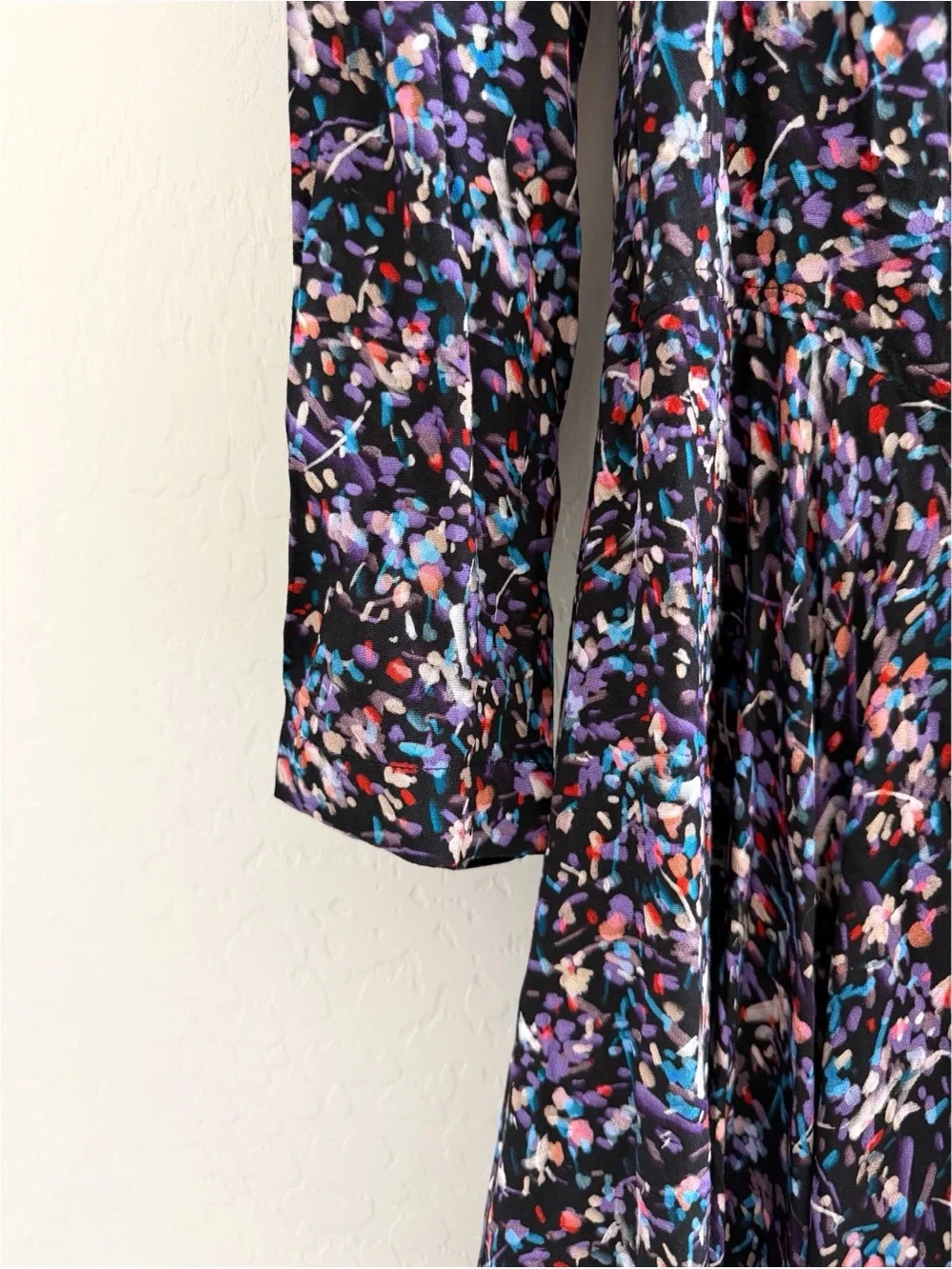 NWT JOIE rowley mini dress in caviar multi black Size 4